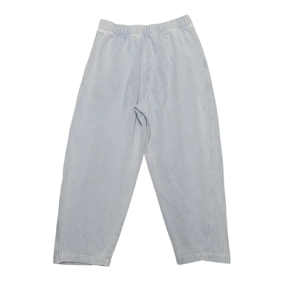 Aerie Oh Snap! Barrel Sweatpant Baggy Y2K preppy pants cloud wash Medium A005539 - Picture 4 of 11